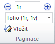 Obrázek č. 25 - Skupina Paginace
